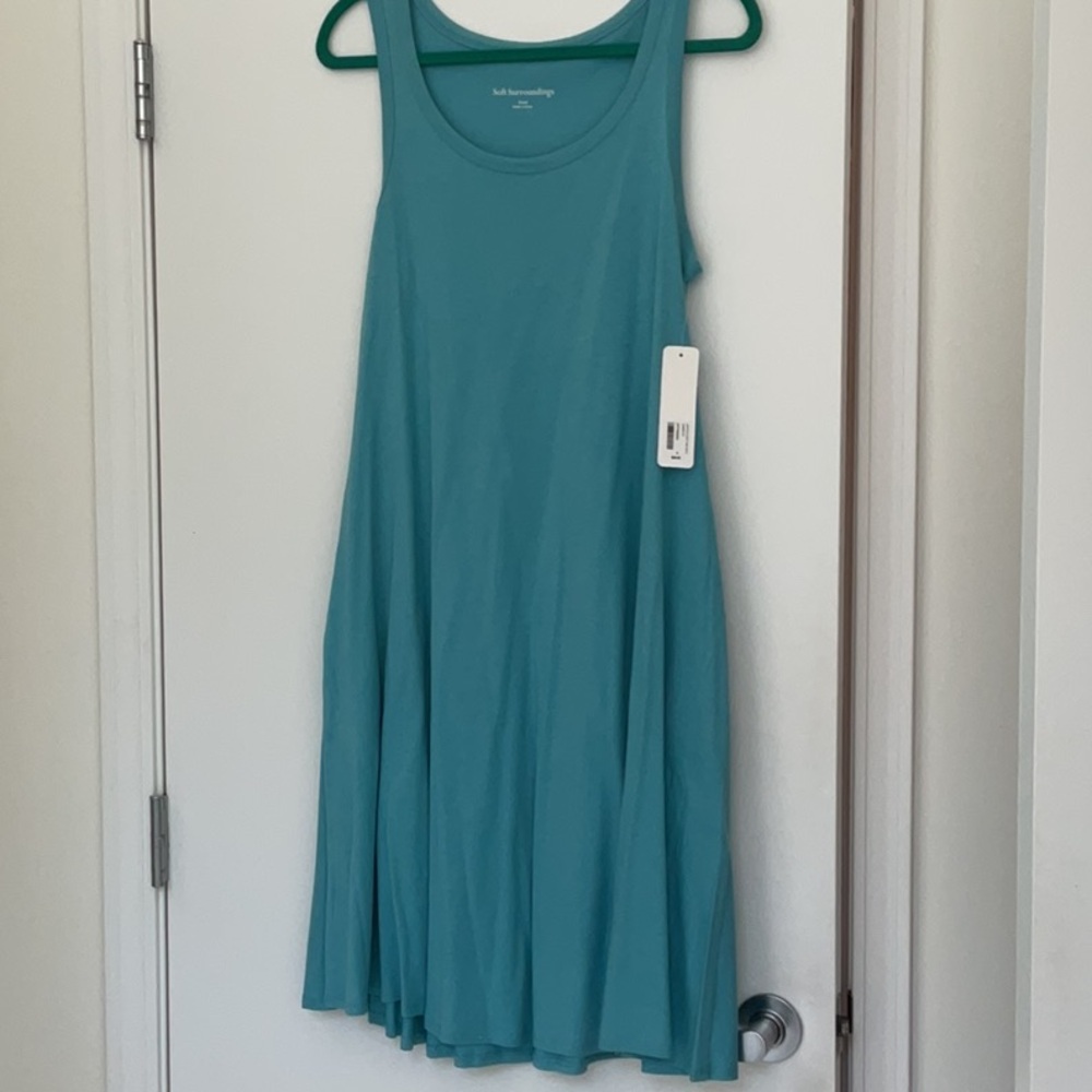 ♥️Soft Surroundings NWT Teal Casual dress♥️